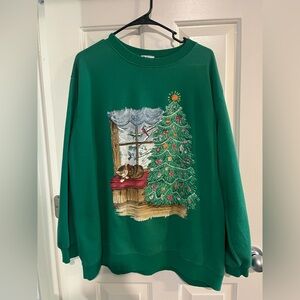 Green Christmas Tree Sweatshirt